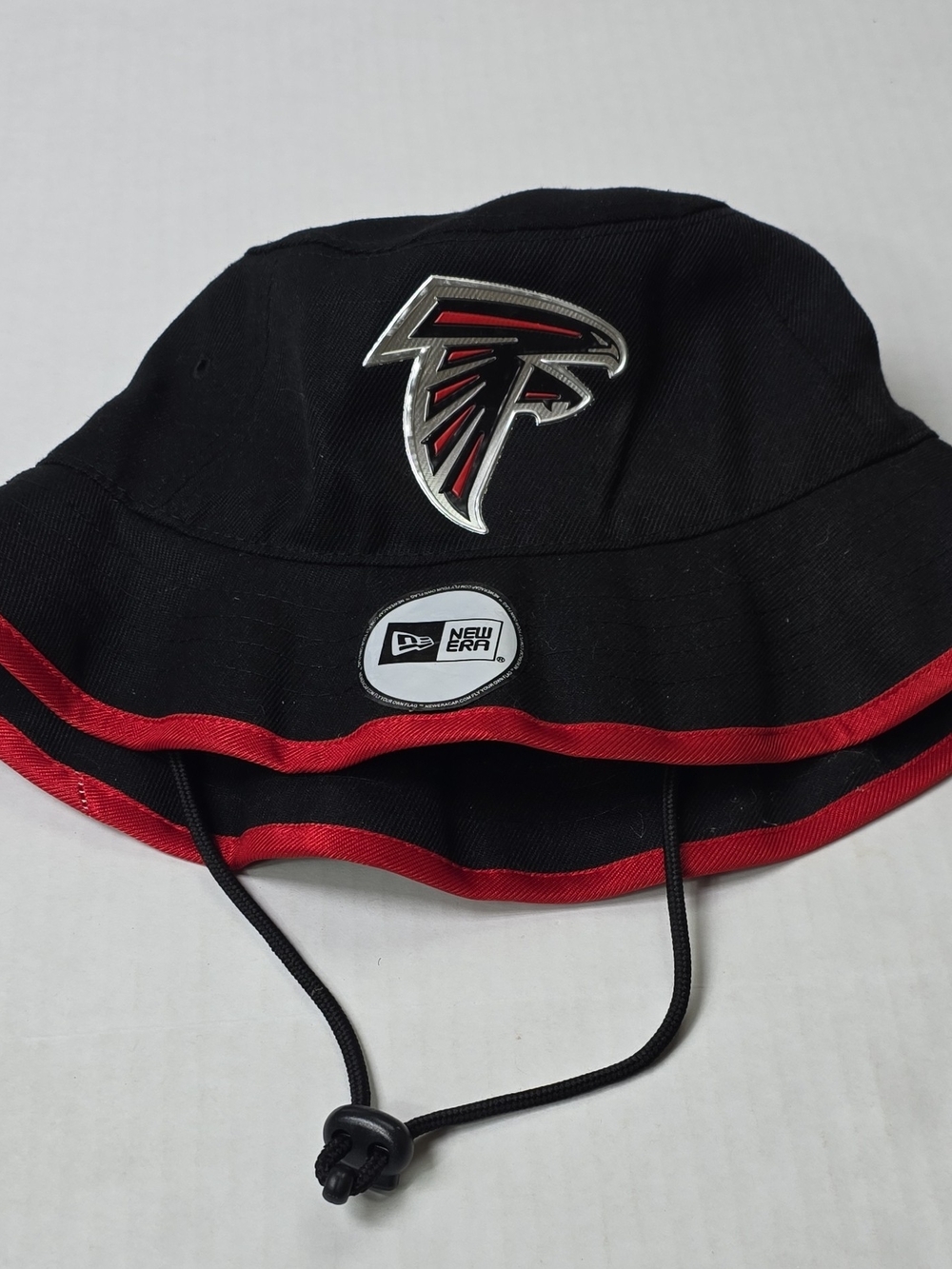 New Era Atlanta Falcons Black & Red Bucket Hat